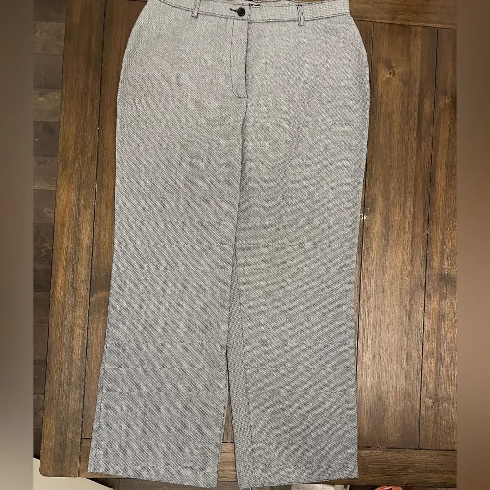 East 5th Secretly Slender Black and White Dress Pants, 12P - Picture 2 of 4